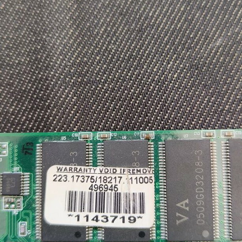 DDR1 Memory 1GB 2Rx8 PC2‑3200U‑30330 used