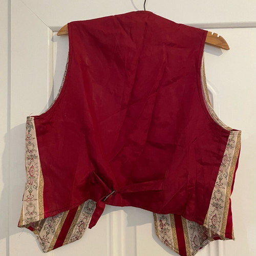 Vintage brocade waistcoat 80s like new, size M 38 10