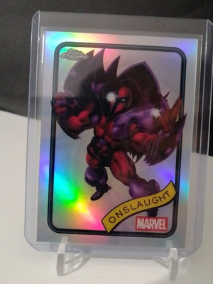 Onslaught 2025 Topps Chrome Marvel Refractor като нов