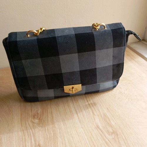 Women’s suede bag new gray A To Z Greek