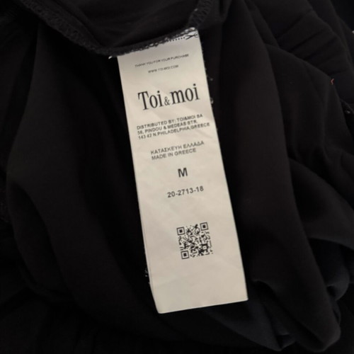 Toi & Moi Black Jumpsuit Medium Like New