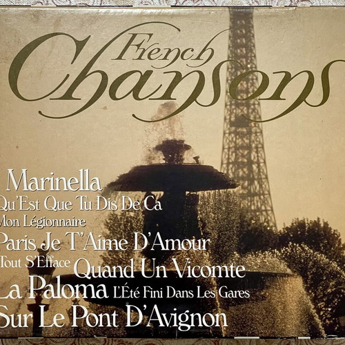 French Chansons 3 CD box set like new, 1998