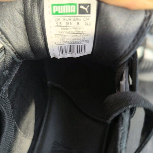 Puma x Fenty by Rihanna sneakers like new, black and white