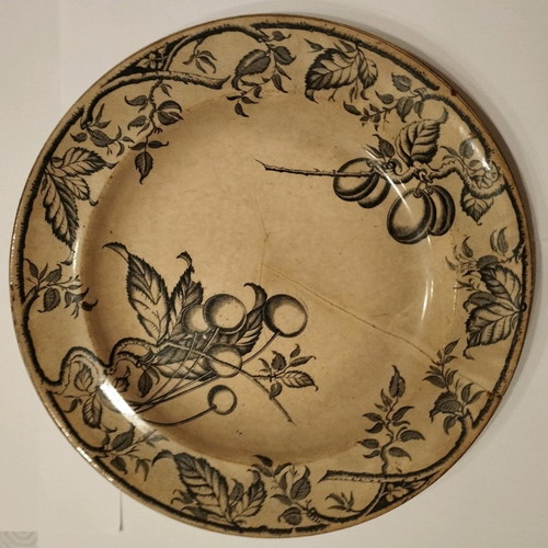 Antique plate used