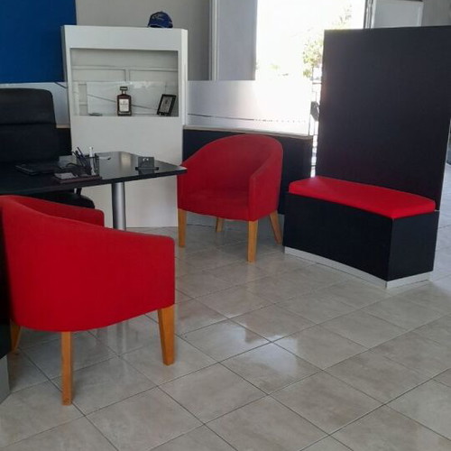 Office desk set, good condition, includes second desk
