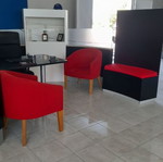 Office desk set, good condition, includes second desk