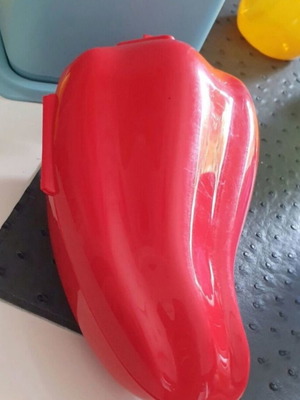 Tupperware θήκες λαχανικών και σνακ σε σχήμα πιπεριάς και κολοκύθας, σετ 2