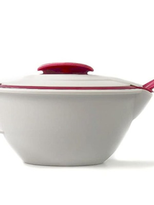 Tupperware Duo Thermos Sauce Container with Spoon, 400 ml