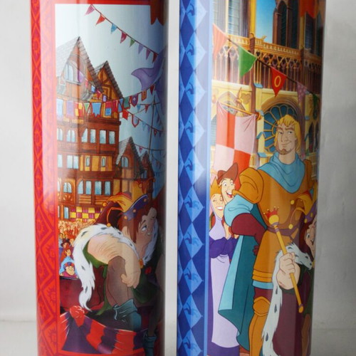 Vintage 90's Hunchback of Notre Dame metal coin bank 47cm new