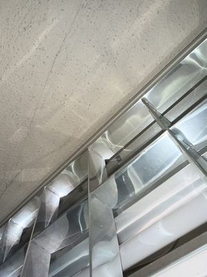 Office space ceiling lights used, set of 14, double lamps included
