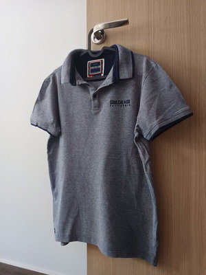 Soulcal & Co California Polo shirt size M like new, grey, 100% cotton