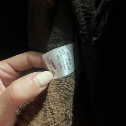 Dehavilland men's coat brown XL like new, very warm