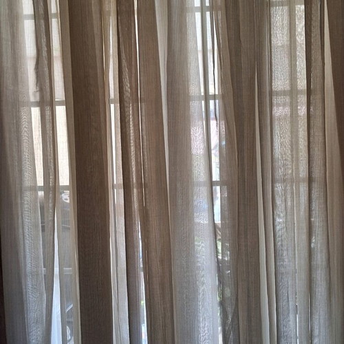 Curtains two ready-sewn like new with dimensions