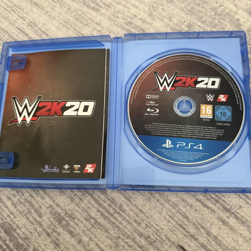 WWE 2K20 PS4 game like new