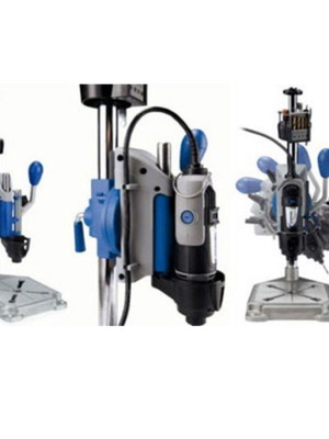 Dremel 220 Workstation like new vertical drill stand with tool holder