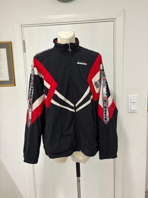 Diadora Vintage 90's Track Jacket XXL used, multicolor