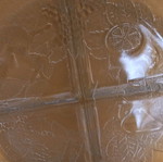 Γυάλινη πιατέλα διαμέτρου 34cm