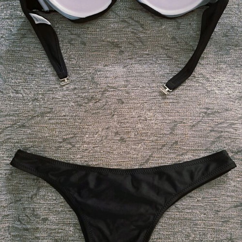 Katia Strapless Bikini Black new, size M
