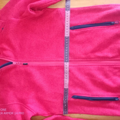CMP fleece jacket for girls like new, size 164, 14 years, pink red