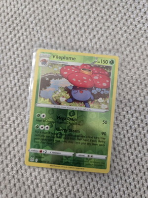 Vileplume R.h Pokemon card new