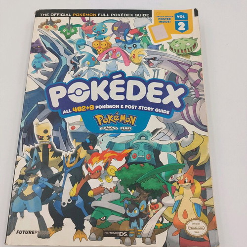 Official Pokemon Pokedex Guide Diamond and Pearl Version Vol. 2 used