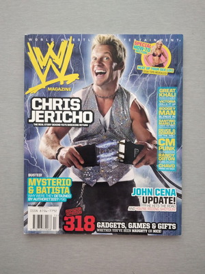 WWE Magazine Holiday 2007 Chris Jericho cover, like new