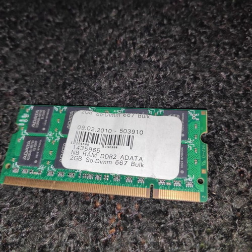 ADATA 2GB DDR2 667MHz SO-DIMM RAM like new for Laptop