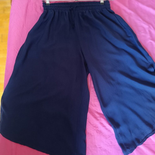 Anel zip culottes like new, blue
