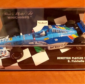 Benetton Playlife B199 Giancarlo Fisichella #9 1999 Formula 1 Minichamps 1/43