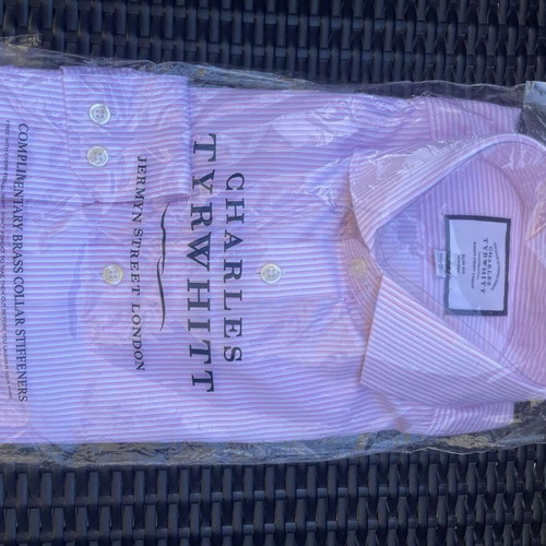 Charles Tyrwhitt men's shirt new, size Medium, 100% cotton