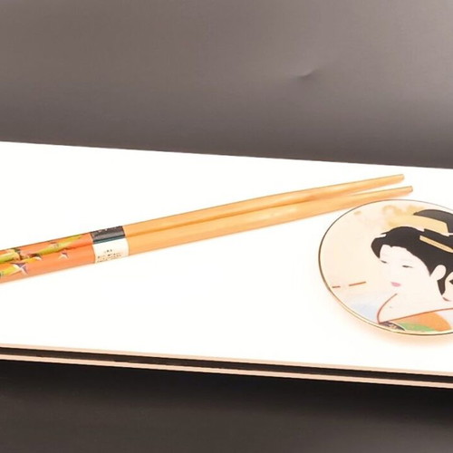 Designer Sushi Serving Tray from Plexiglas 12x28 cm new