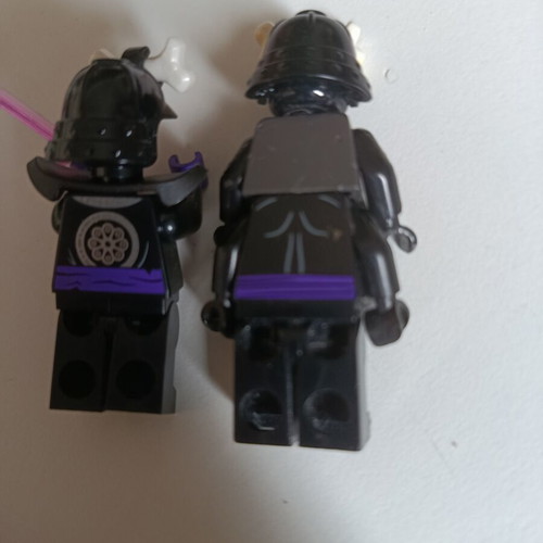 LEGO Ninjago Legacy Lord Garmadon minifigures with purple sword