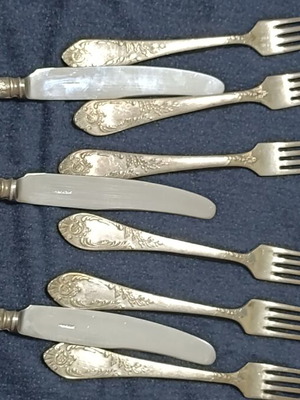 Vintage Russian Forks and Knives Set from 1965, New