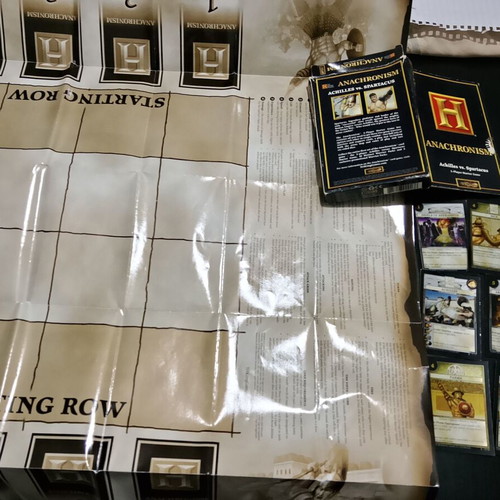 Anachronism board game used with tears and missing dice