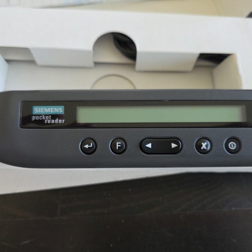 Siemens Pocket Reader used, complete in box, vintage OCR device