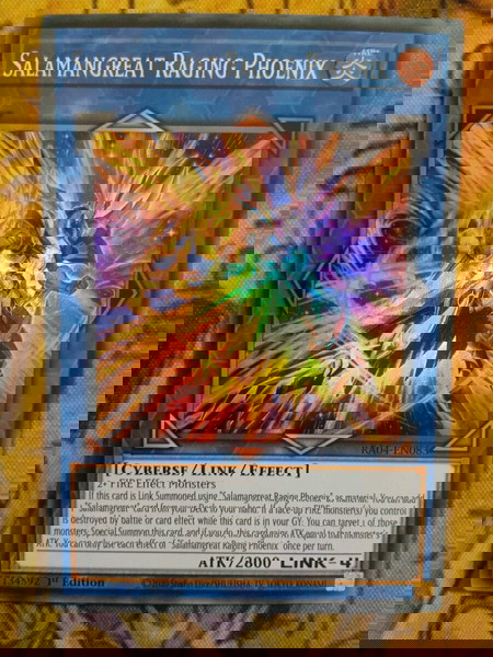Salamangreat Raging Phoenix (Super Rare, Yugioh)