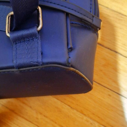 Backpack blue metallic like new