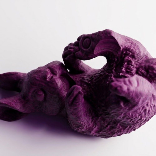 Wine holder Bunny new, glossy finish