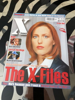 X-POSE 63 magazine like new with The X-Files, Gillian Anderson, Lord of the Rings