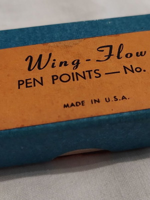 Πένες Wing-Flow Pen Points No 1, σφραγισμένο συλλεκτικό