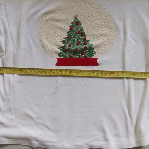 Girls' pajama like new with Christmas design for ages 13-14
