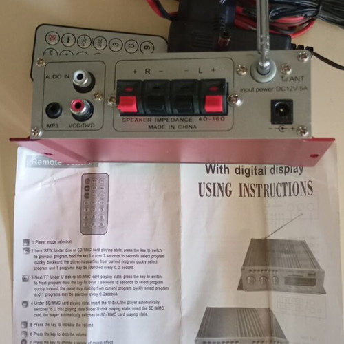 Hi-Fi Stereo Integrated Amplifier like new