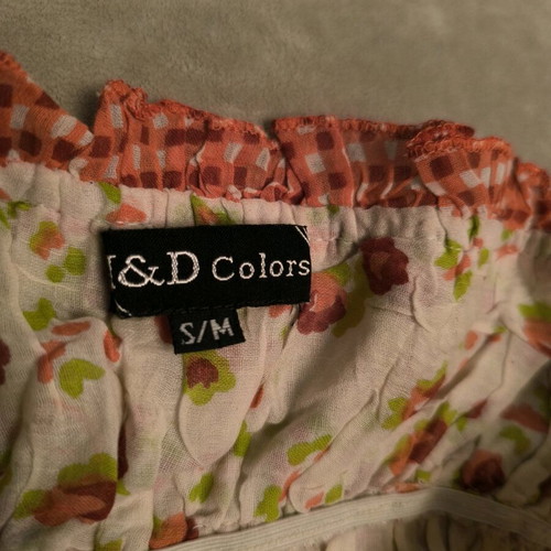 Floral top used, sizes S/M