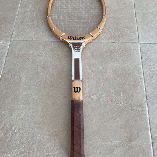 Wilson Stan Smith Capri vintage wooden tennis racket 1970s