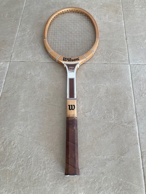 Wilson Stan Smith Capri vintage wooden tennis racket 1970s