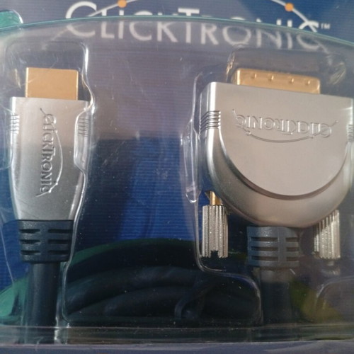 Clicktronic HDMI to DVI-D cable 5m new