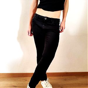Παντελόνι Jean Vans μαύρο Slim Fit Skinny XS