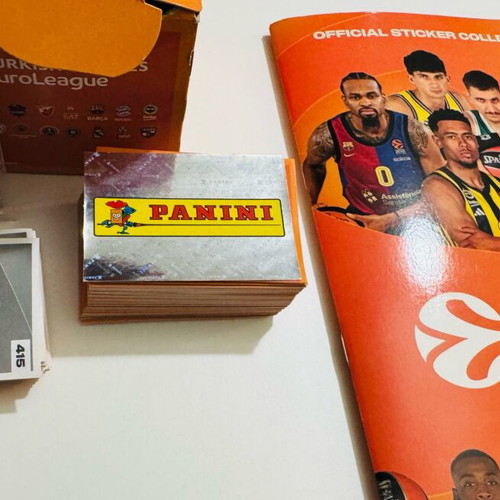 Panini EuroLeague Stickers 2024-2025 New, 135 singles and 56 duplicates