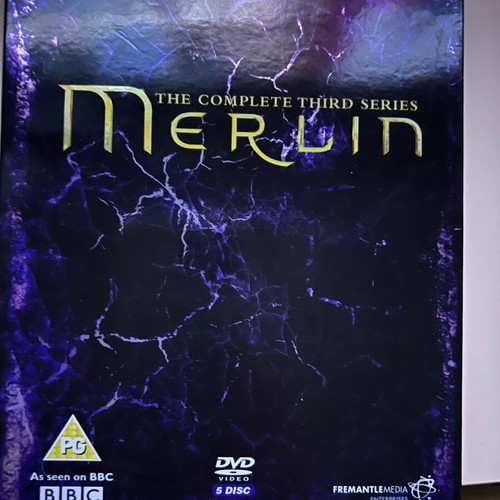 Merlin Boxset DVD Season 3 like new, personally autographed by main cast