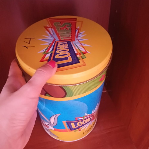 Vintage Apple Funderwear Looney Tunes Metal Box with Bugs Bunny